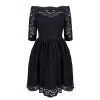 Czarna sukienka koronkowa Cleo 1